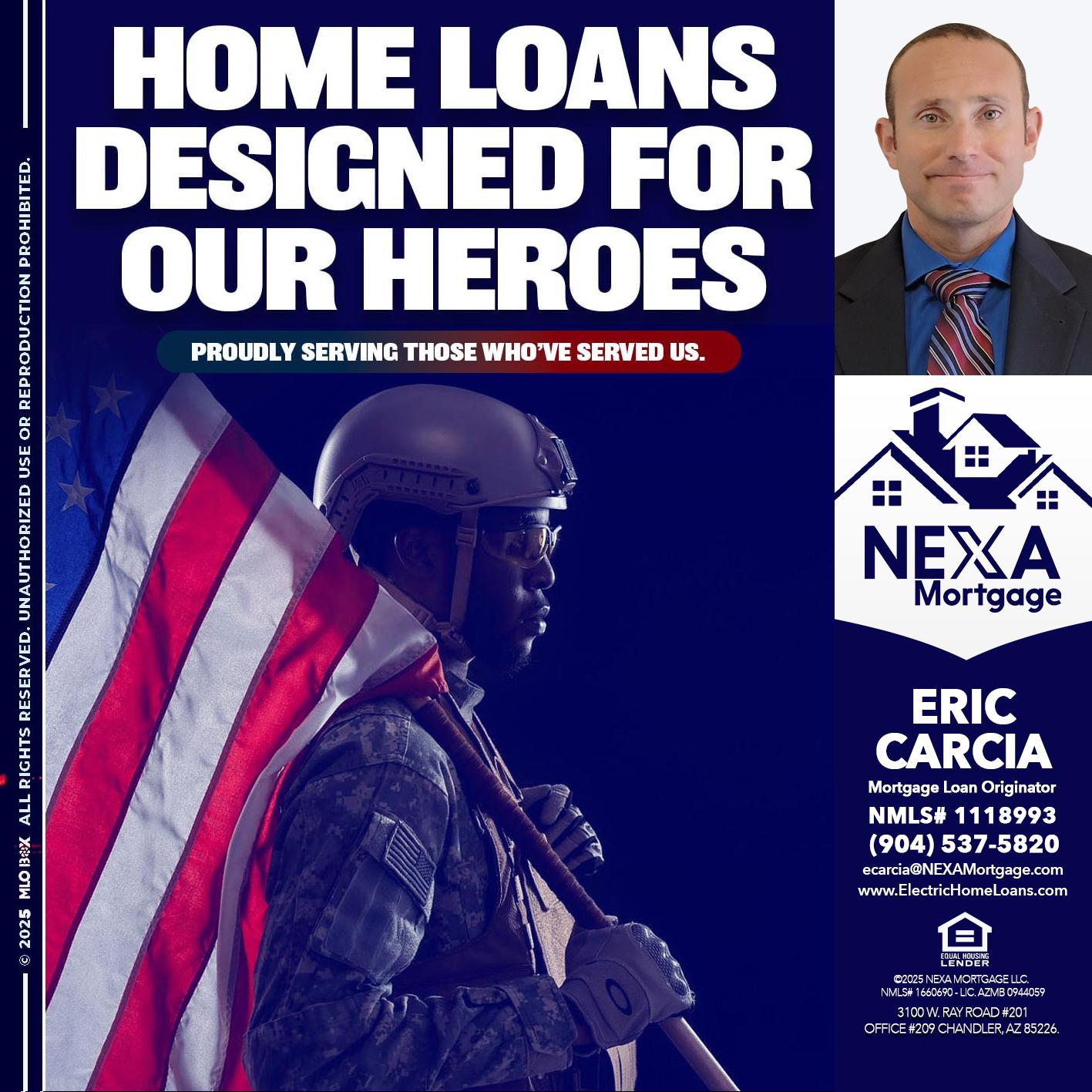home loans - Eric Carcia -Mortgage Loan Originator