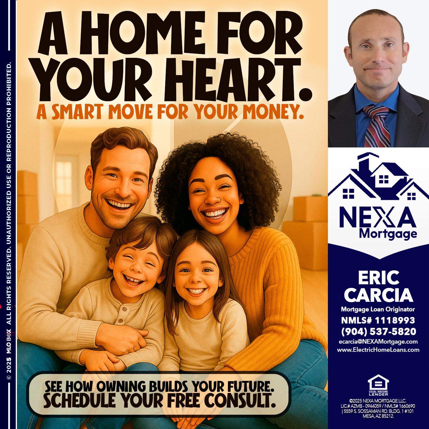 A HOME FOR - Eric Carcia -Mortgage Loan Originator