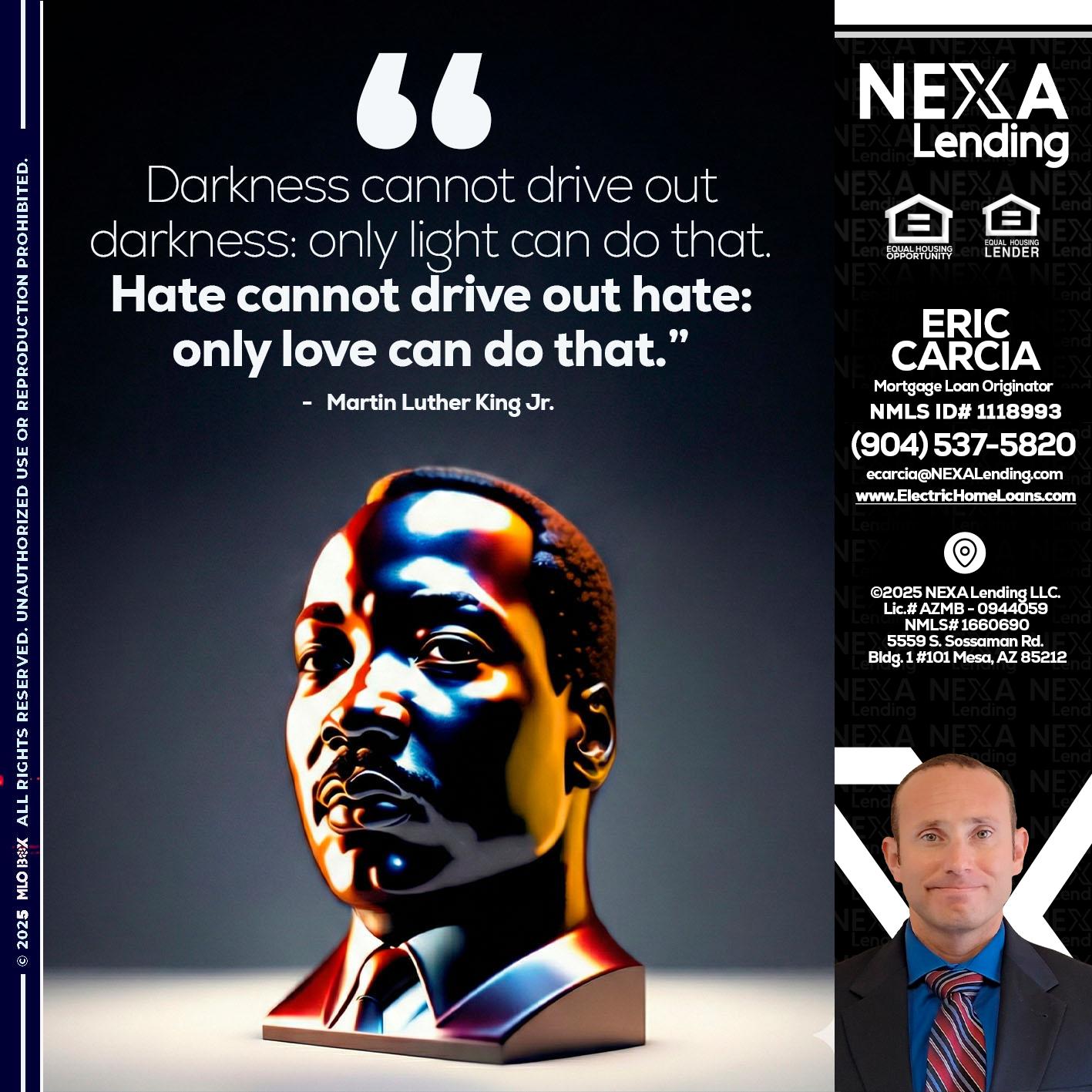 MLK 2026 - Eric Carcia -Mortgage Loan Originator