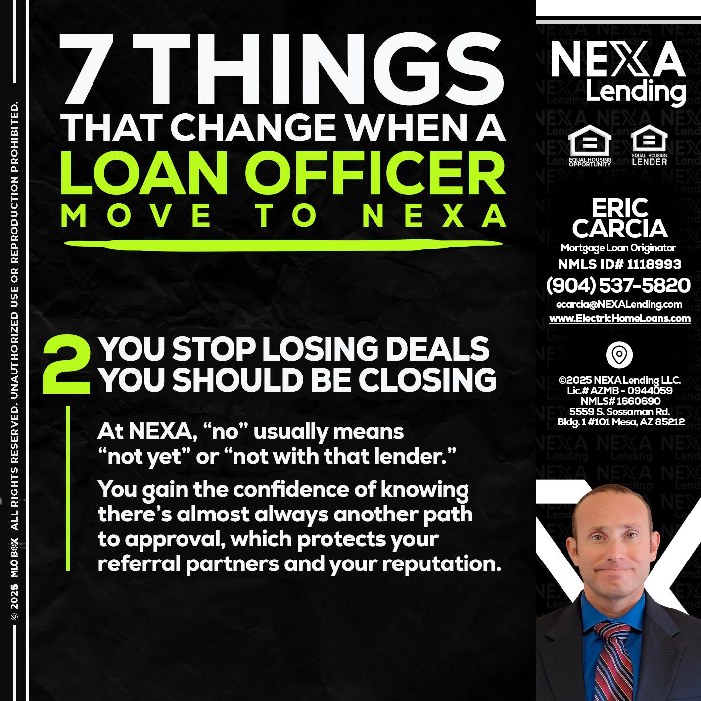 7 THINGS (2) - Eric Carcia -Mortgage Loan Originator