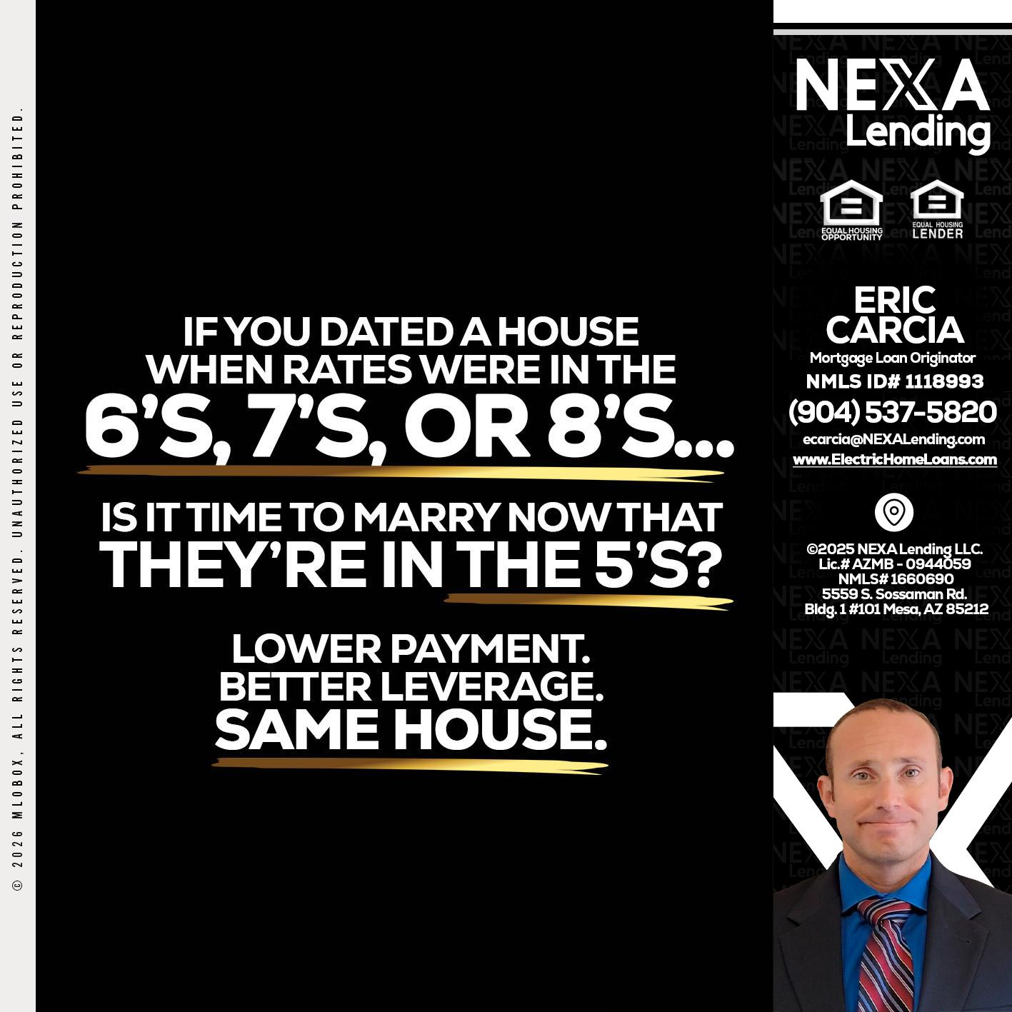 if you dated a house - Eric Carcia -Mortgage Loan Originator