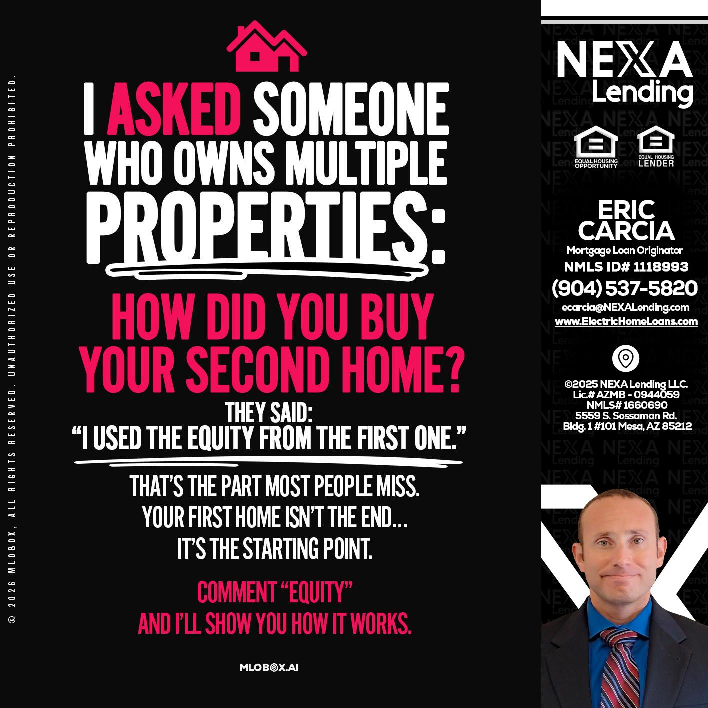 I ASKED SOMEONE - Eric Carcia -Mortgage Loan Originator
