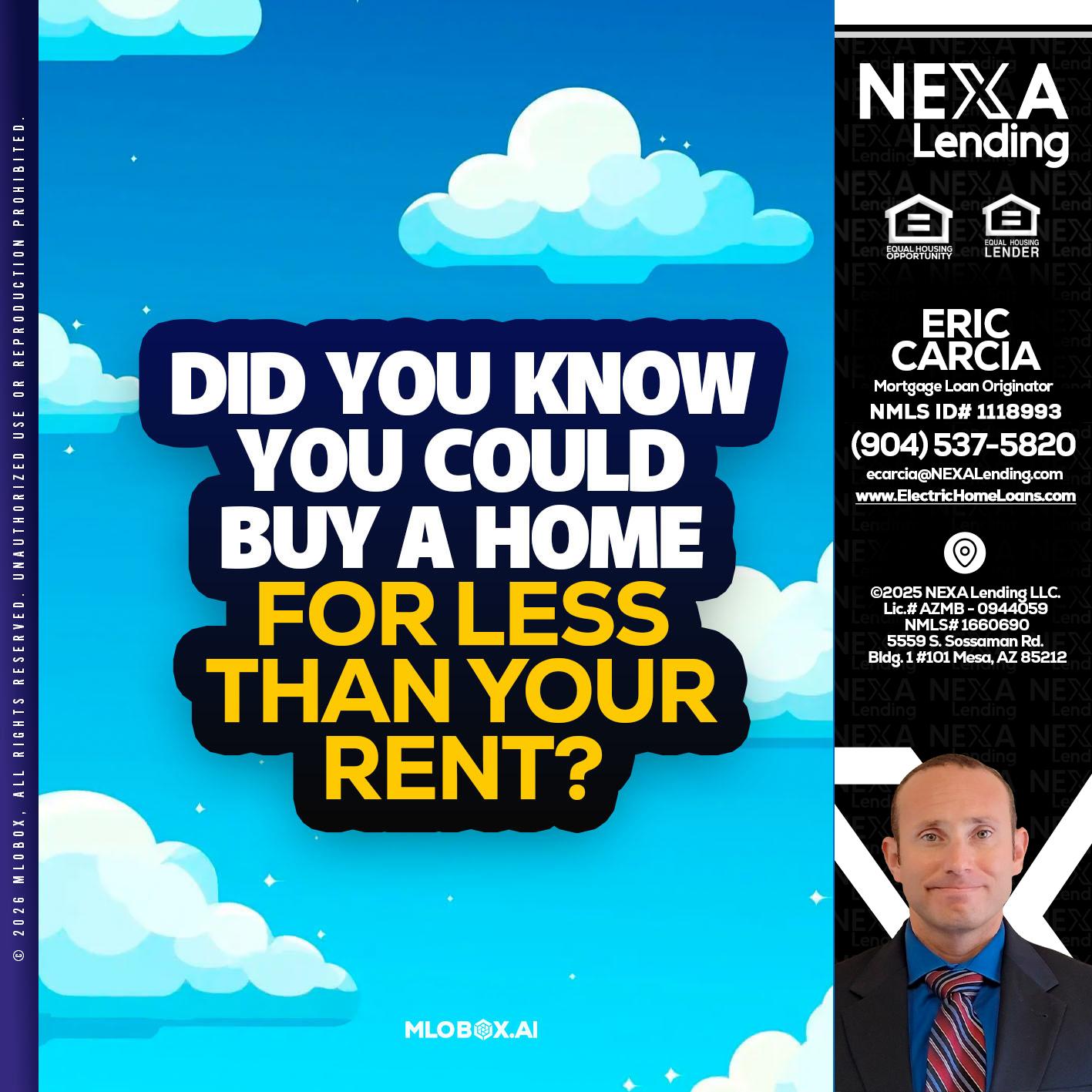 DID YOU KNOW - Eric Carcia -Mortgage Loan Originator