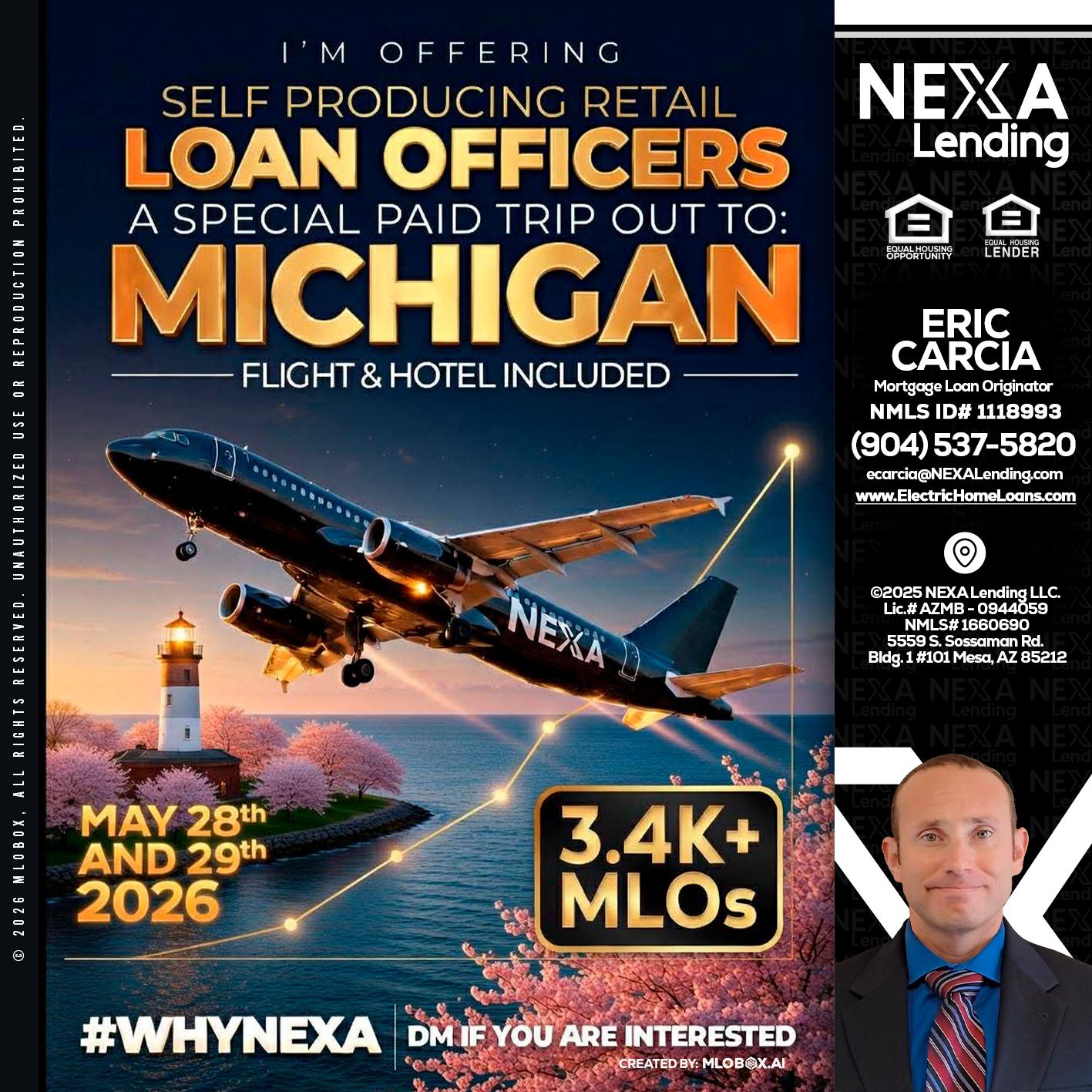 MICHIGAN TRIP - Eric Carcia -Mortgage Loan Originator