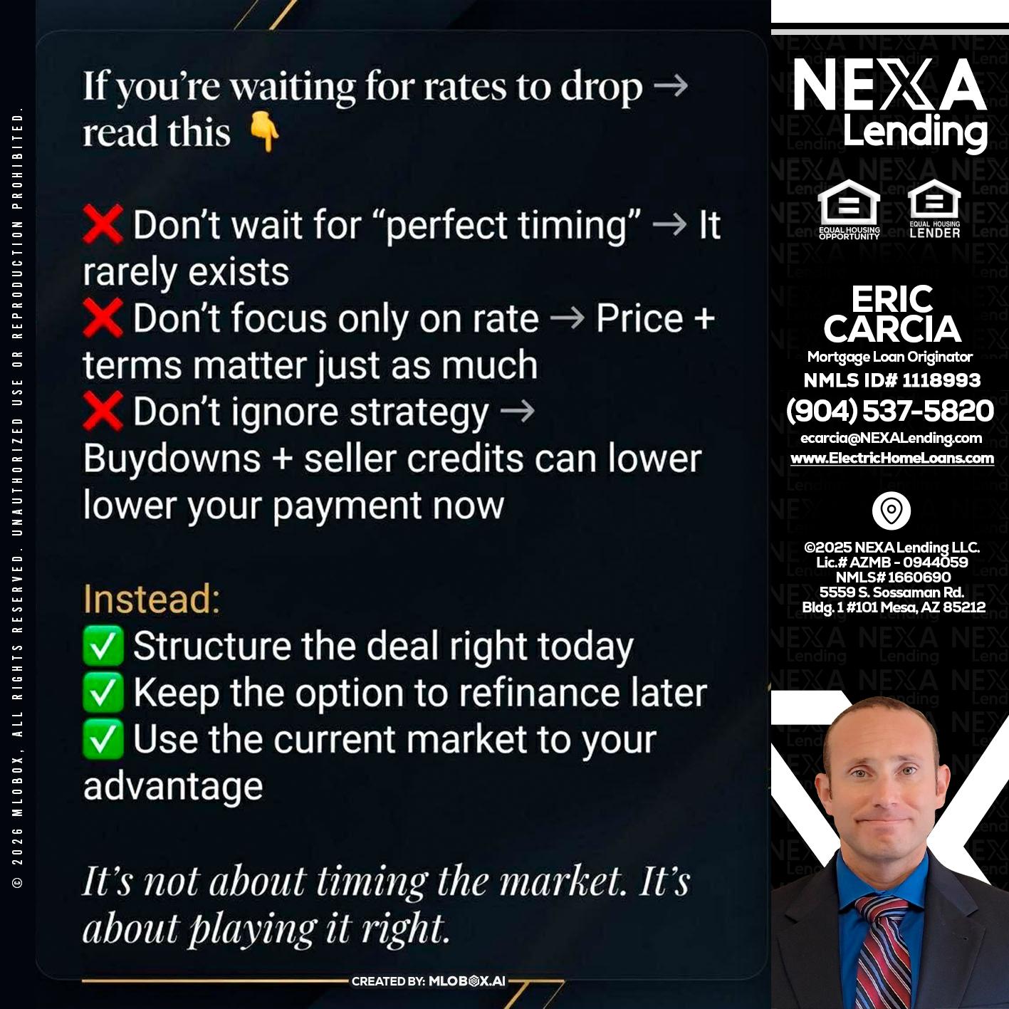IF YOU ARE - Eric Carcia -Mortgage Loan Originator