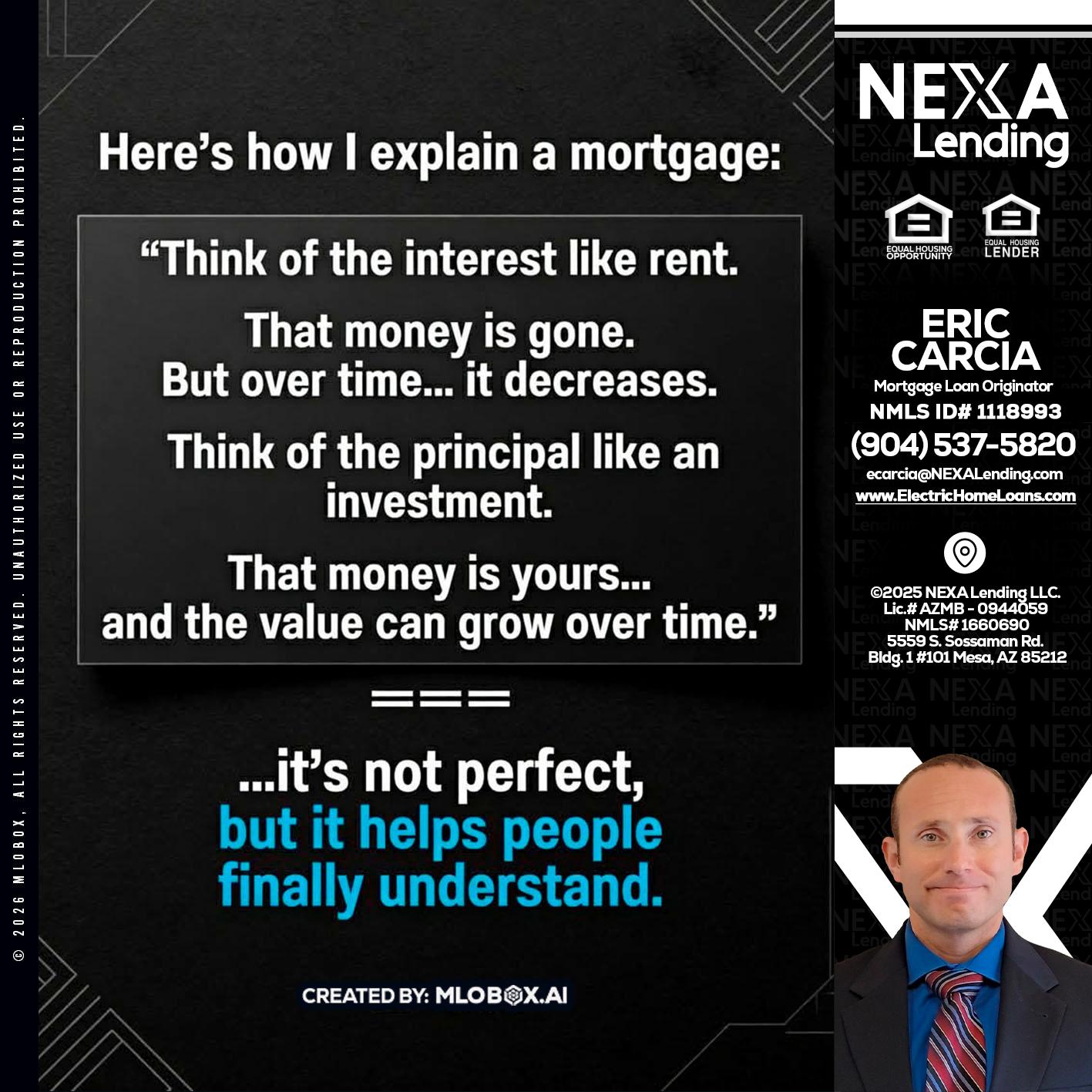 HERES NOW - Eric Carcia -Mortgage Loan Originator