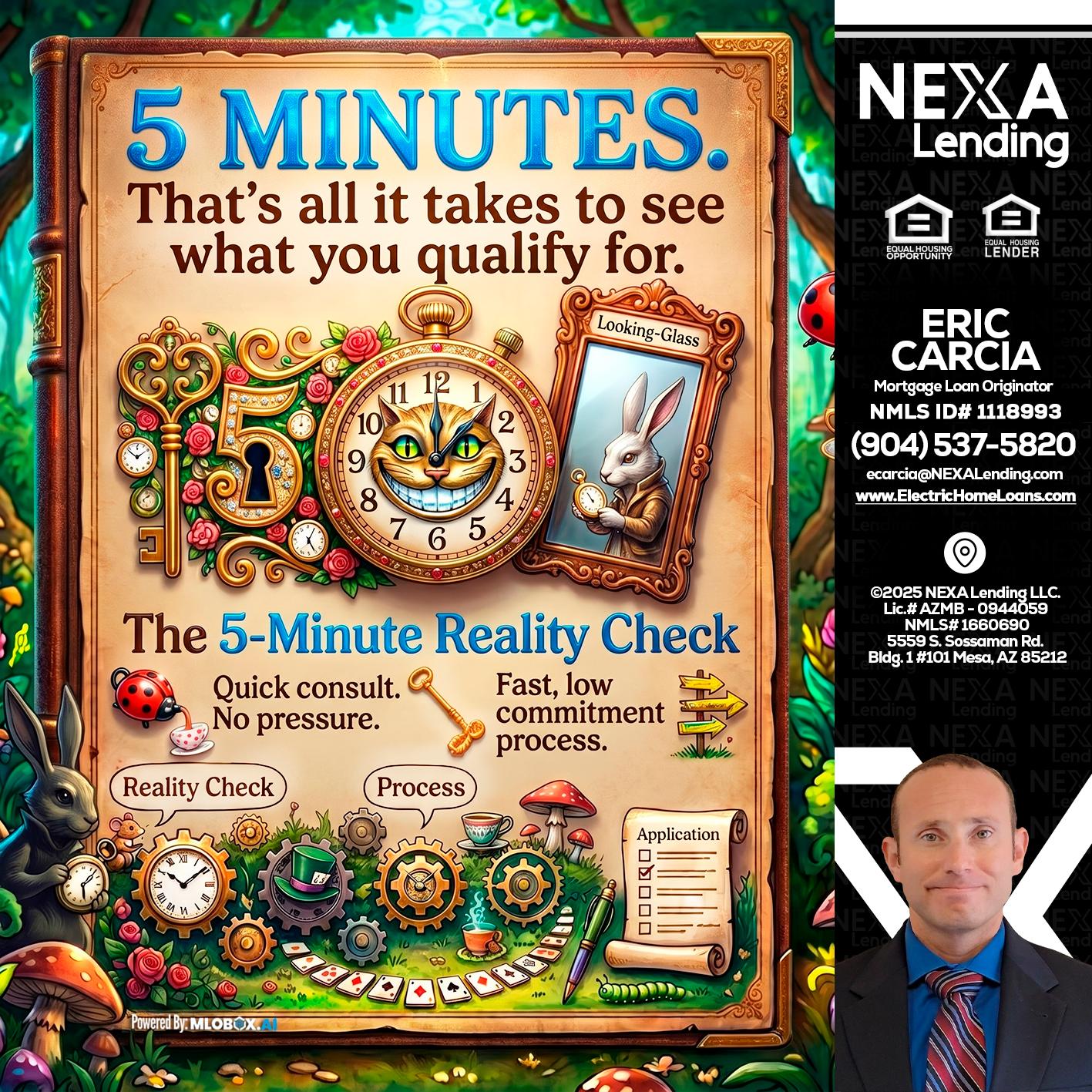 Reality Check! - Eric Carcia -Mortgage Loan Originator
