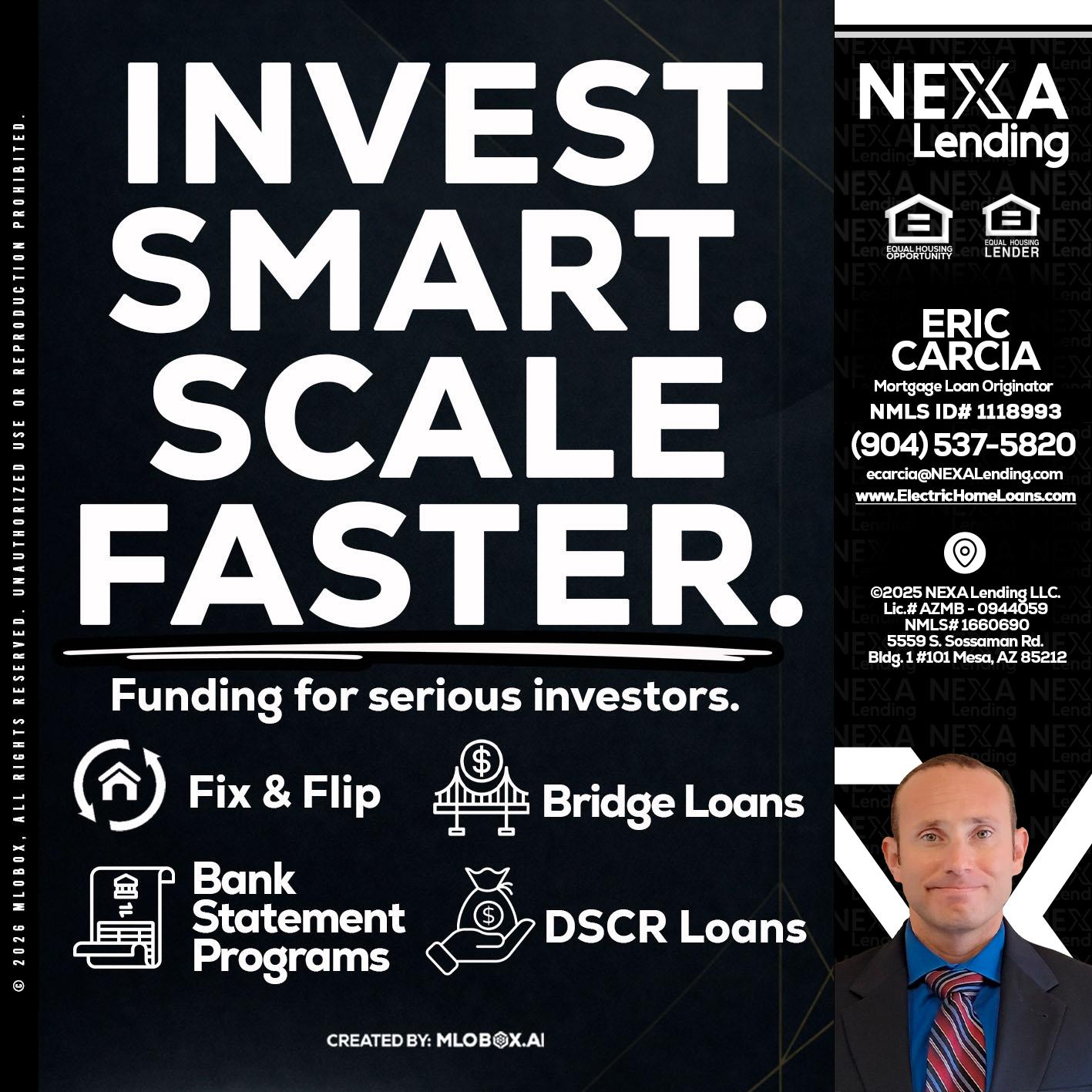 INVEST SMART - Eric Carcia -Mortgage Loan Originator