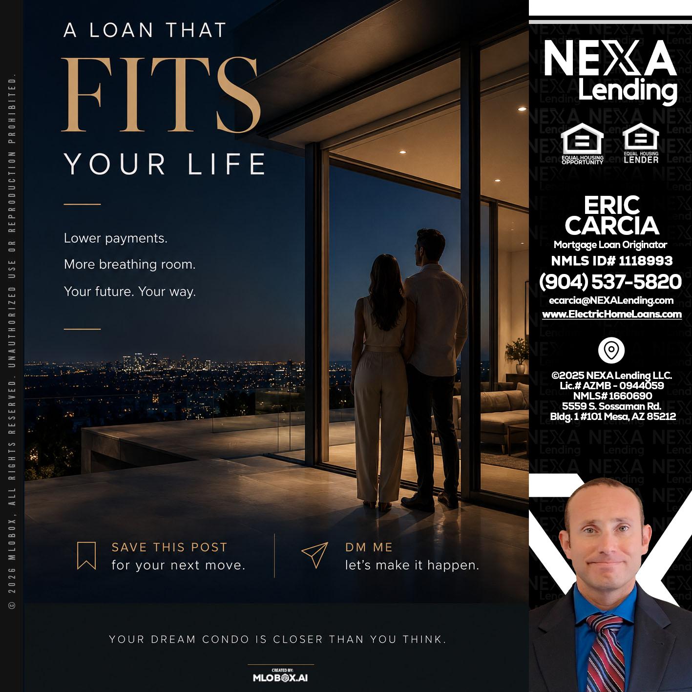 LOANS THAT FIT - Eric Carcia -Mortgage Loan Originator