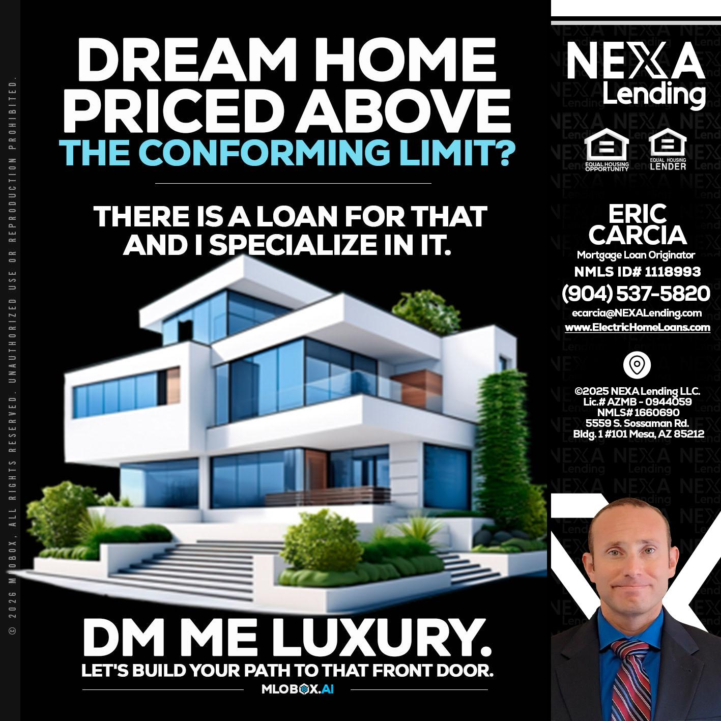 DREAM HOME - Eric Carcia -Mortgage Loan Originator