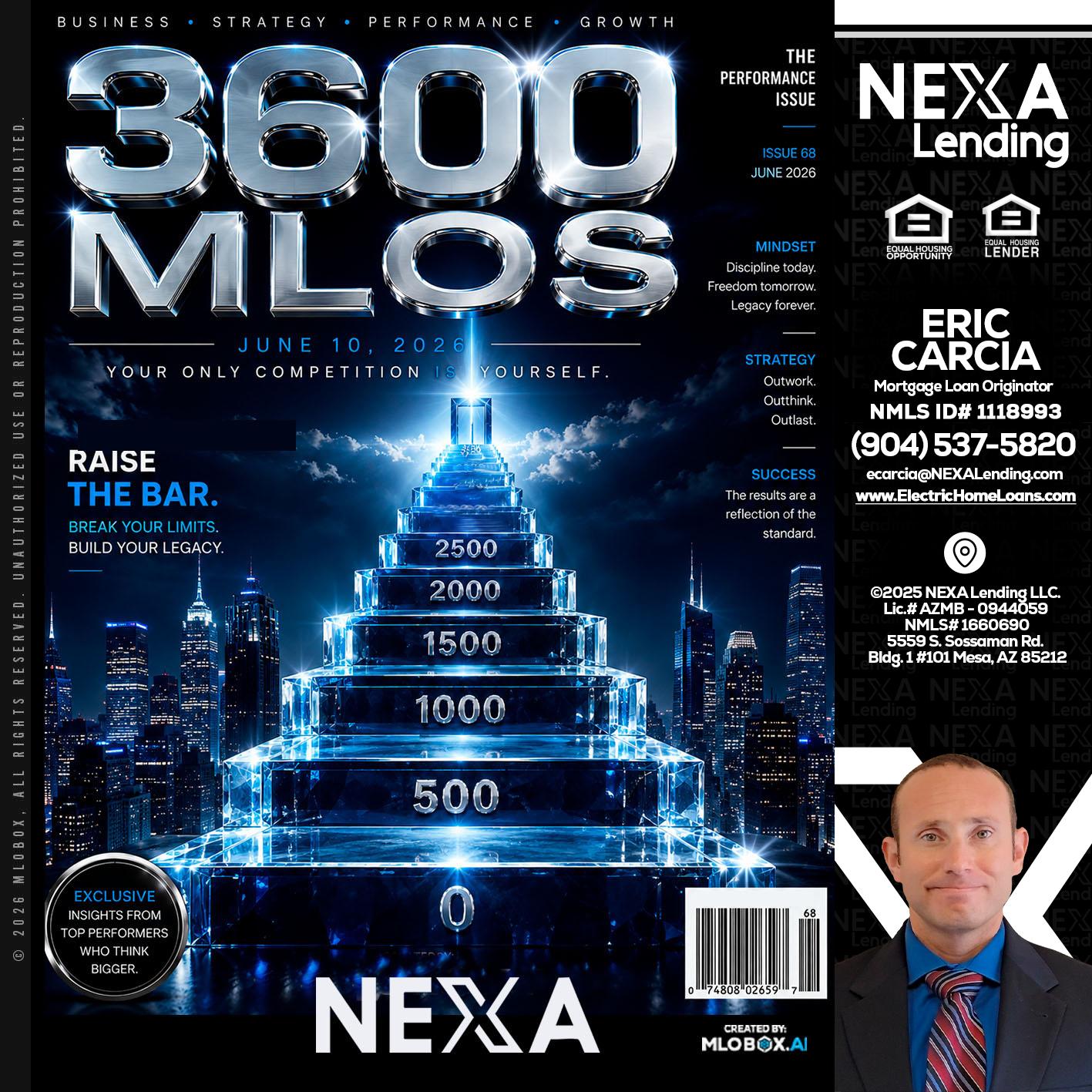3600 MLOs - Eric Carcia -Mortgage Loan Originator