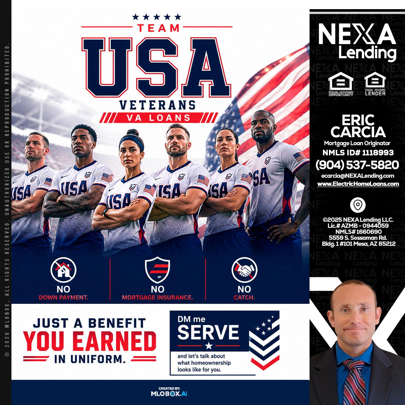USA TEAM - Eric Carcia -Mortgage Loan Originator
