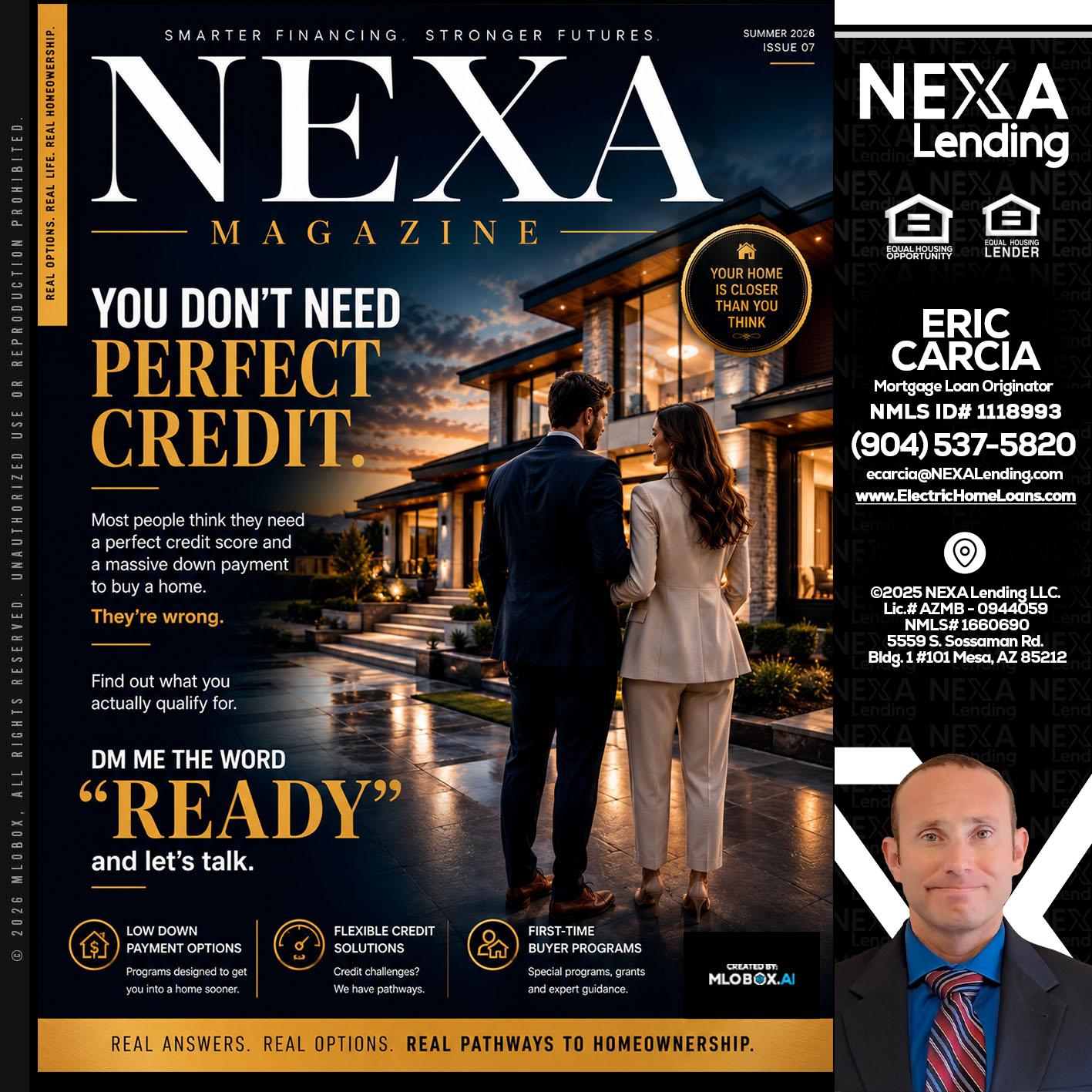 NEXA MAGAZINE - Eric Carcia -Mortgage Loan Originator