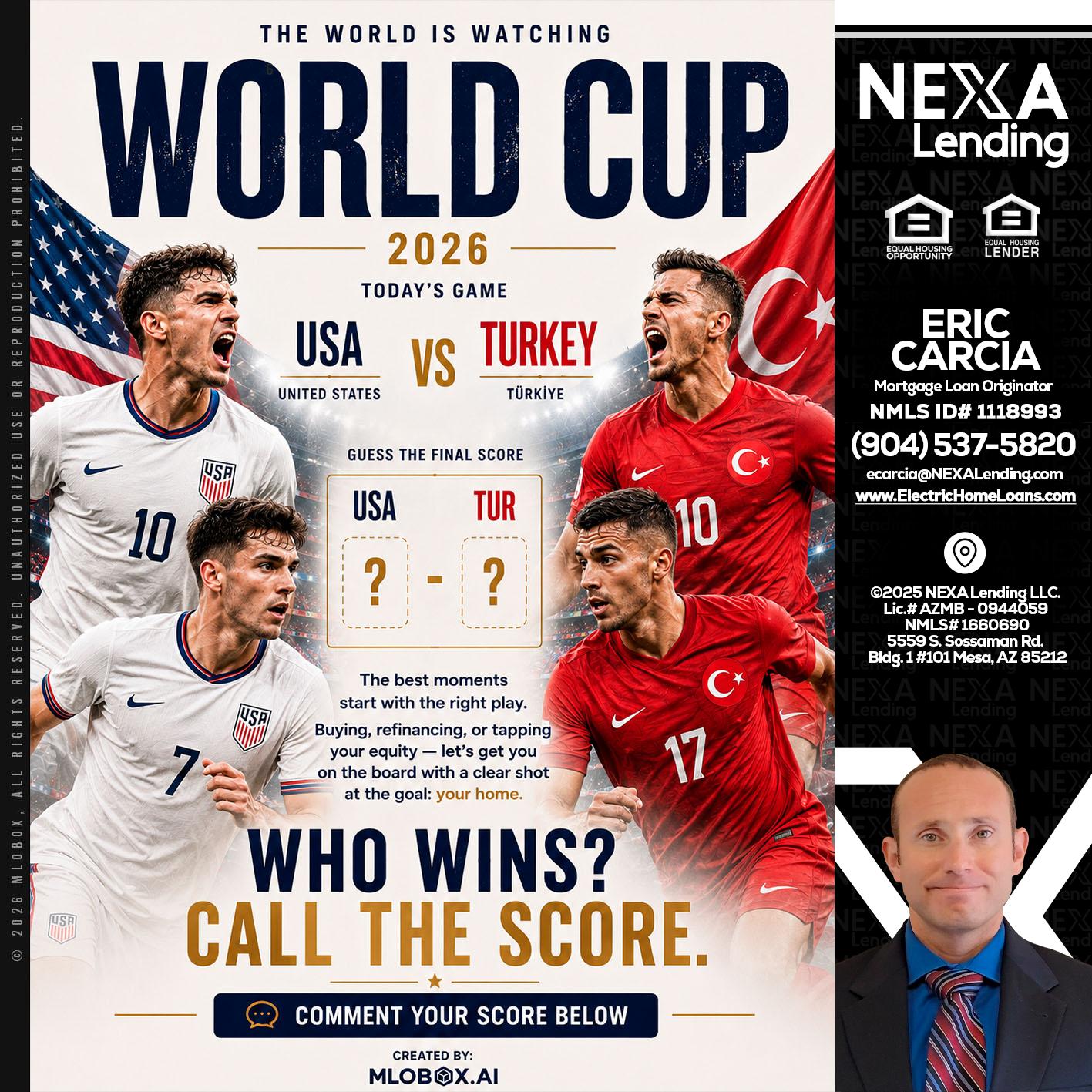 WHOS GONNA WIN? - Eric Carcia -Mortgage Loan Originator