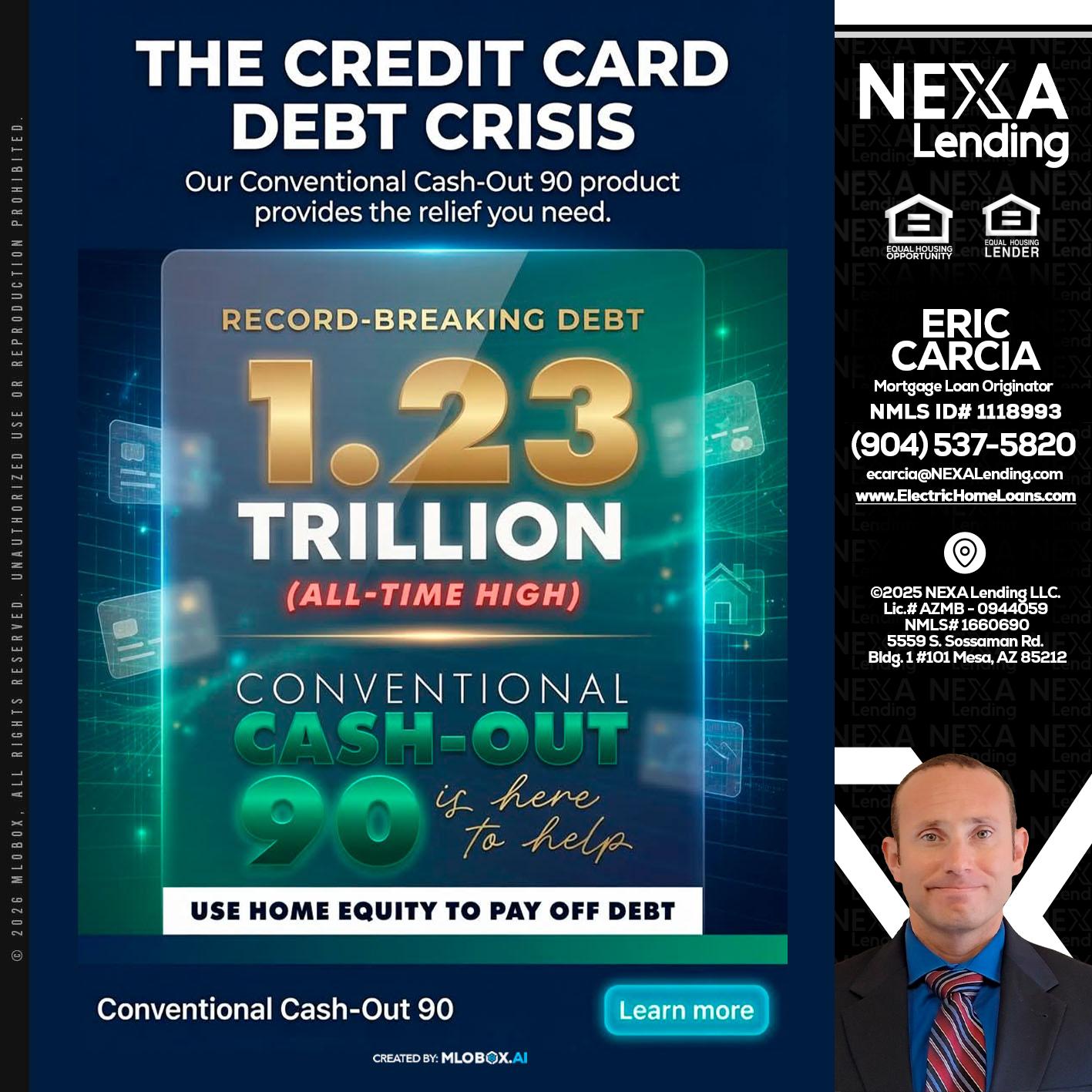 THE CREDIT CARD - Eric Carcia -Mortgage Loan Originator