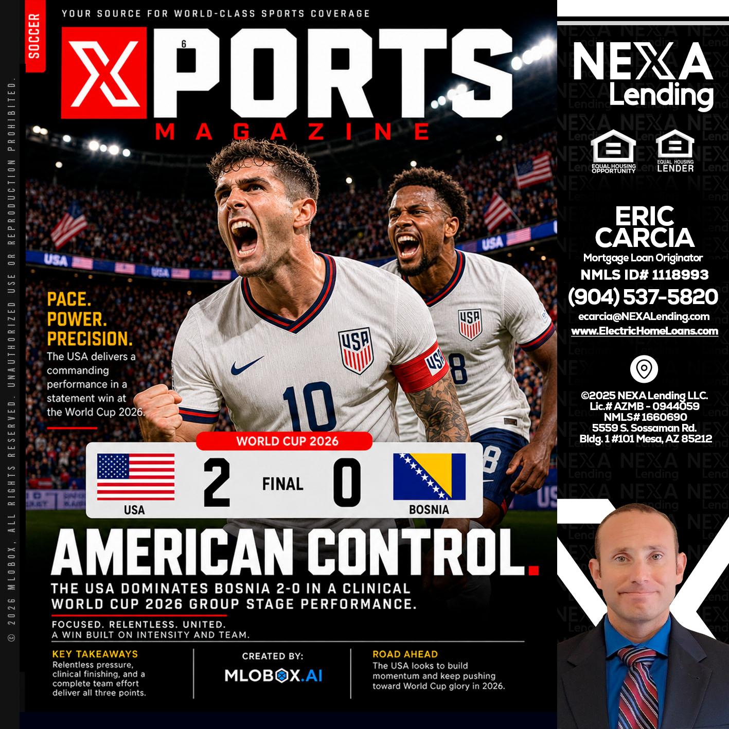 AMERICAN CONTROL - Eric Carcia -Mortgage Loan Originator