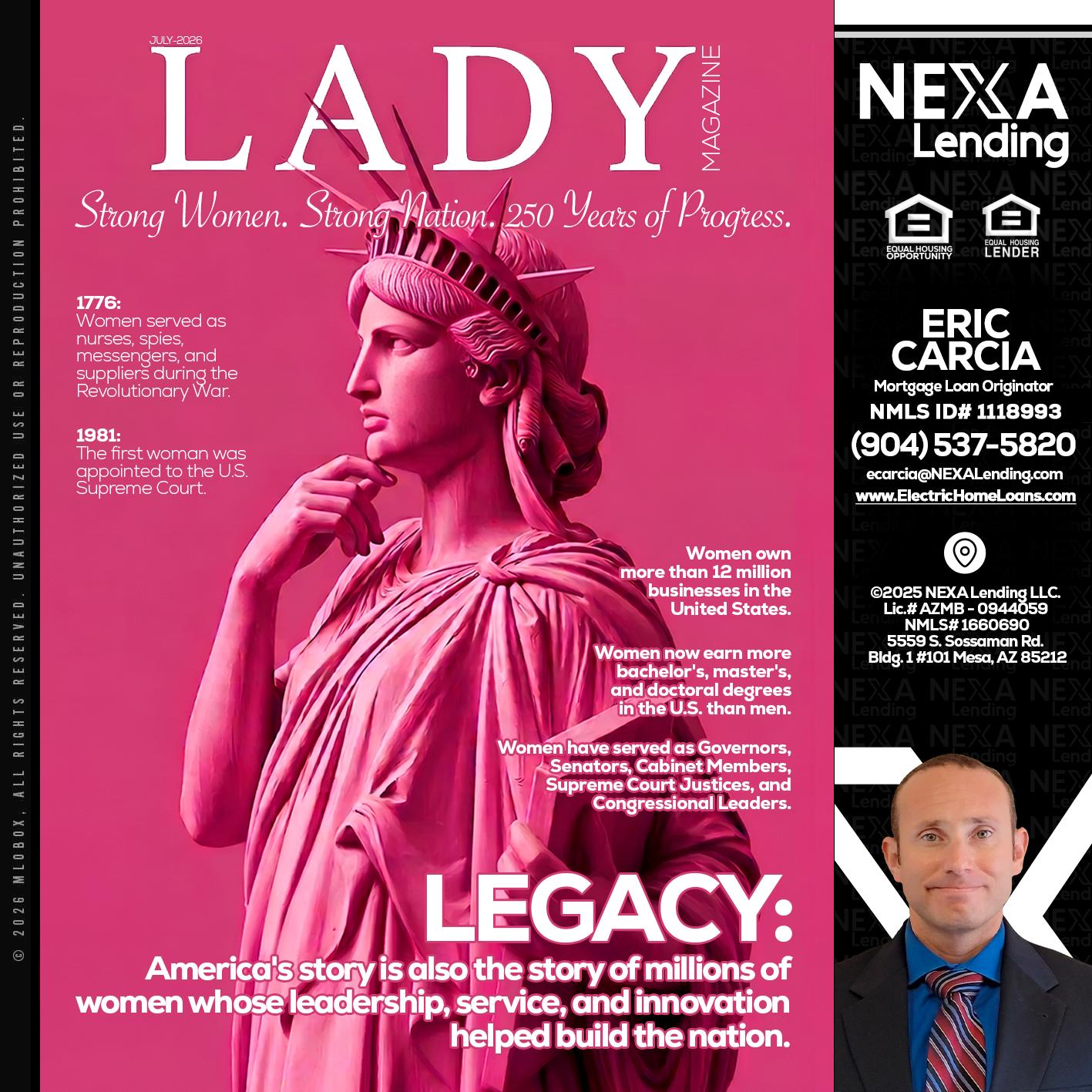 LADY LIBERTY! - Eric Carcia -Mortgage Loan Originator