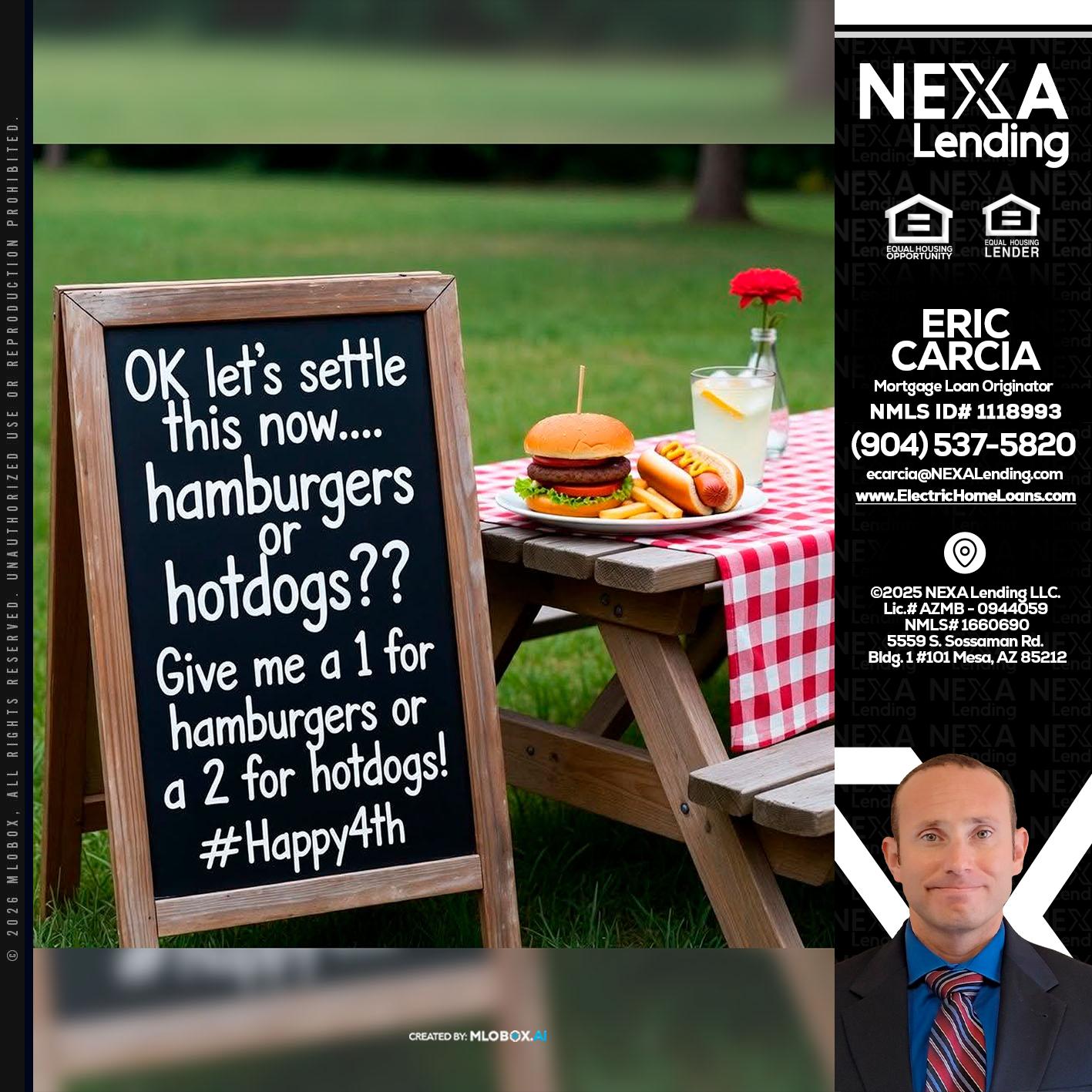 let settle this - Eric Carcia -Mortgage Loan Originator