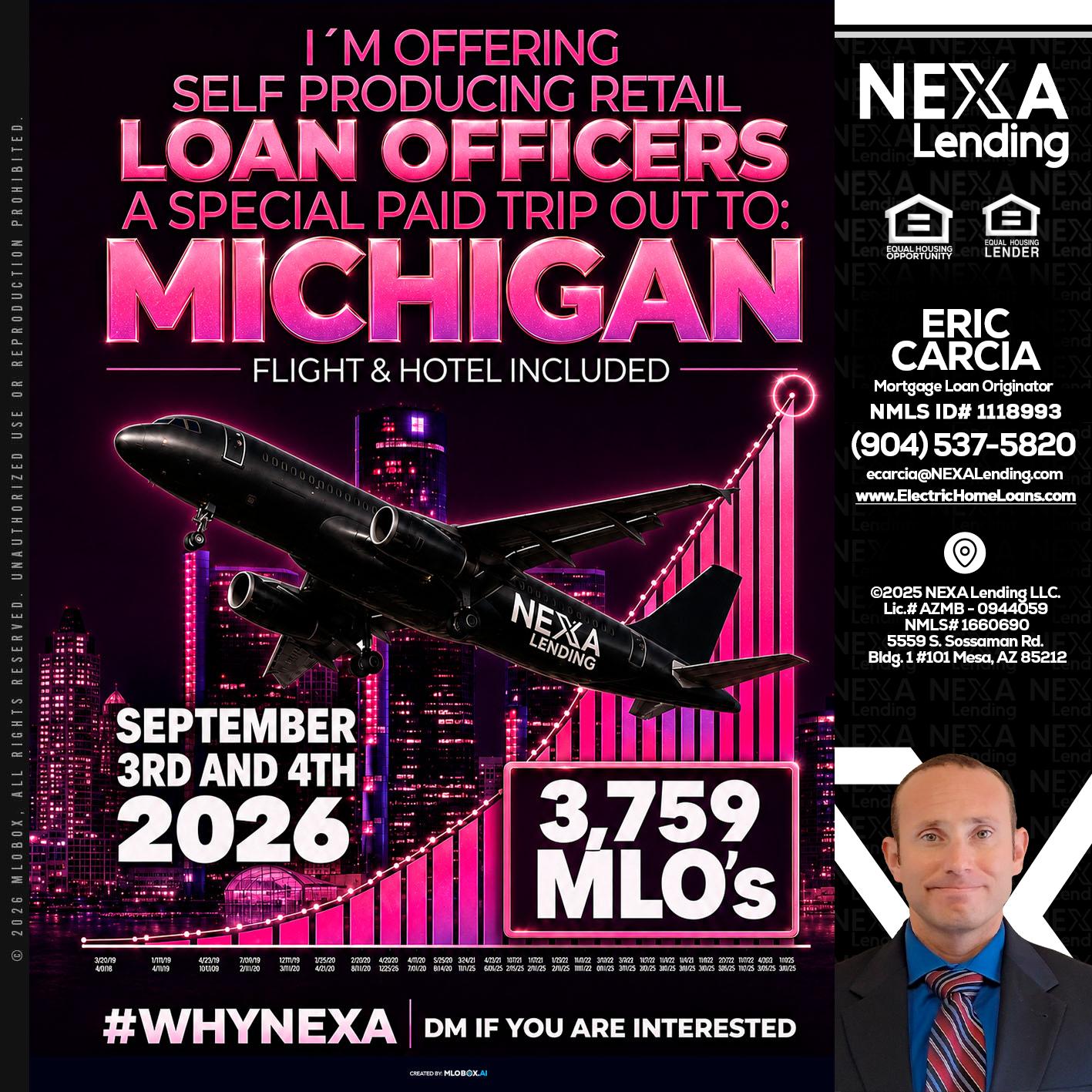 MICHIGAN TRIP - Eric Carcia -Mortgage Loan Originator