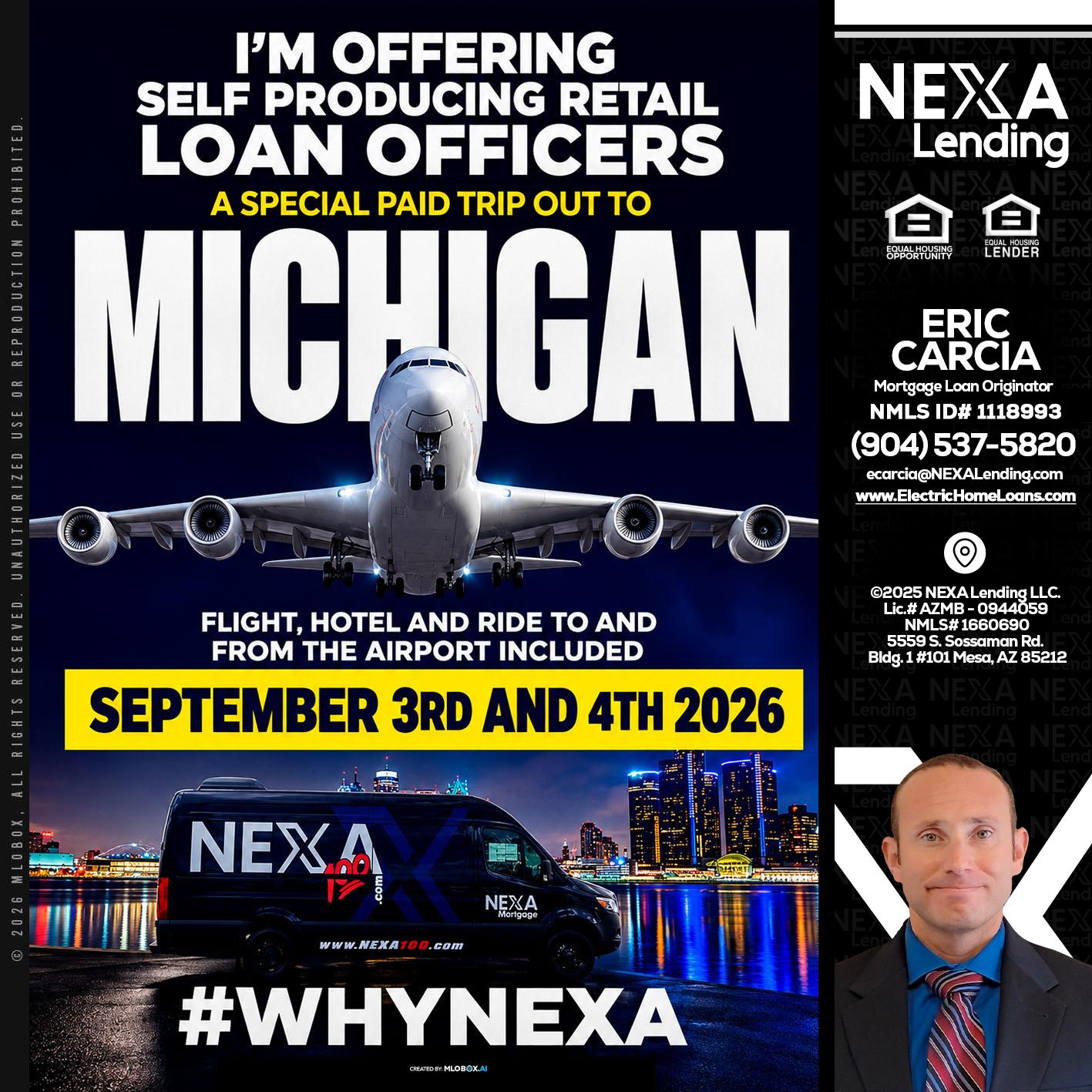 MICHIGAN - Eric Carcia -Mortgage Loan Originator
